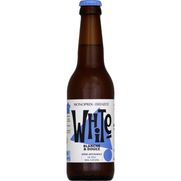 Monoprix X Briarde WHITE Bière artisanale
