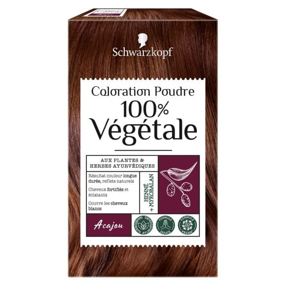 Coloration poudre Acajou - 100% Végétale