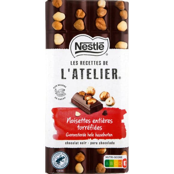 Tablette Chocolat Noir Noisettes