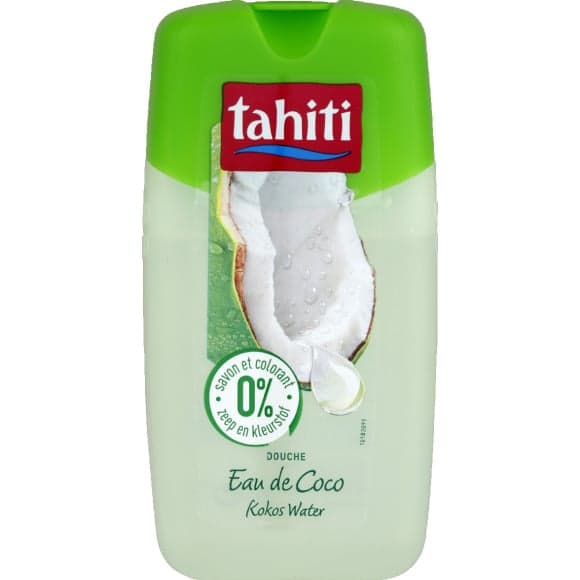 TAHITI DOUCHE EAU DE COCO 0% savon et colorant