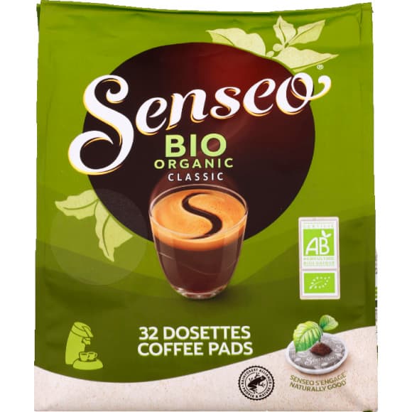 Café dosettes Compatibles SENSEO classique Bio