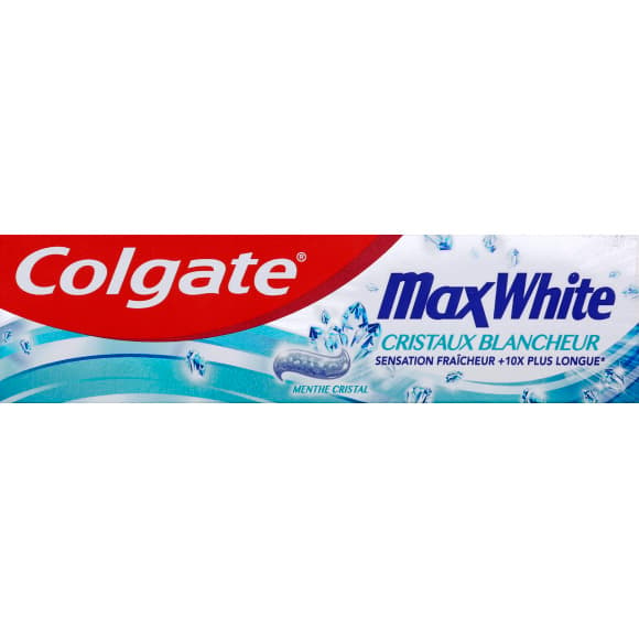 Dentifrice cristaux blancheur menthe cristal - Max White