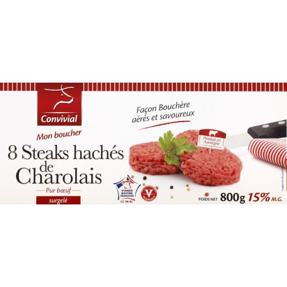 Convivial 8 steak charola