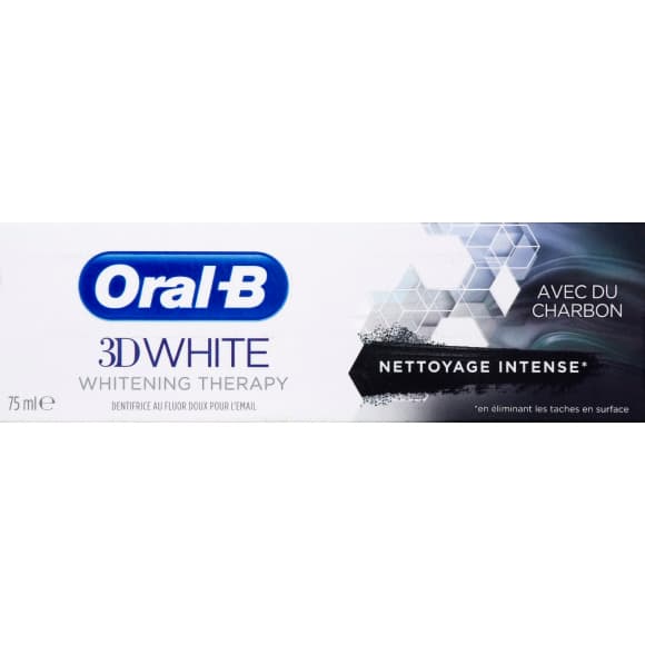 Dentifrice 3dwhite whitening therapy charbon