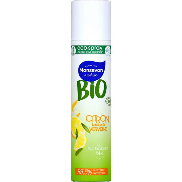 Déodorant Spray Bio Citron Touche de Verveine