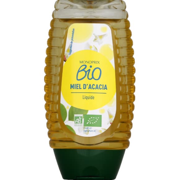 Miel d'acacia liquide bio