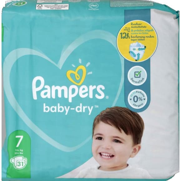Pamper baby dry T7