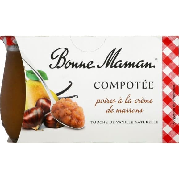 Compotee Poire Crème de marron