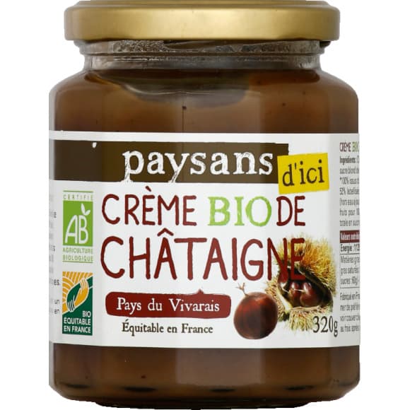 Crème de chataigne Aveyron/Ardèche bio