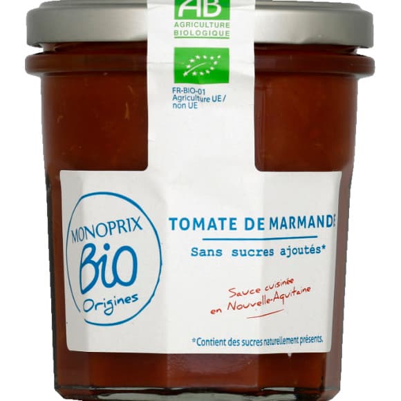 Sauce tomate de Marmande bio