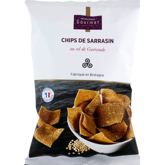 Chips de sarrasin au sel de Guérande