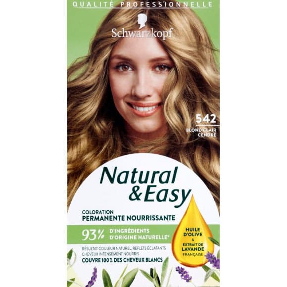 Natural&easy 542 blond clair cendre