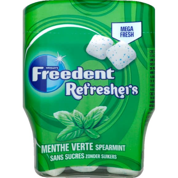 Freedent refreshers gout Menthe