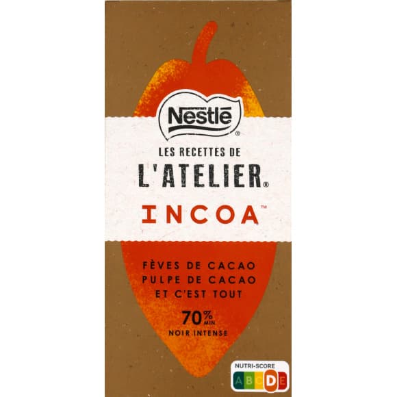 Tablette Chocolat Incoa 70%