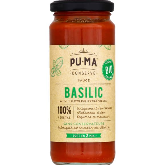 Sauce tomates bio au basilic