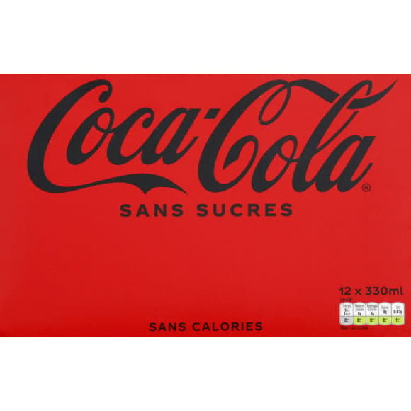 Coca-cola sans sucres
