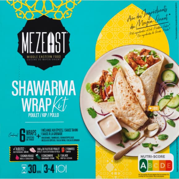 Mezeast kit shawarma wrap