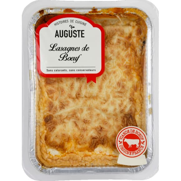 Auguste lasagnes de boeuf