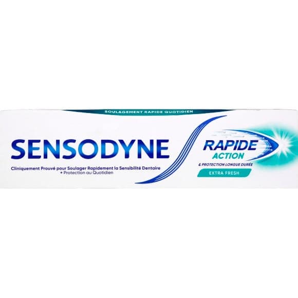 Dentifrice rapide action extra fresh