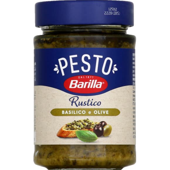 Sauce pesto rustico basilico et olive