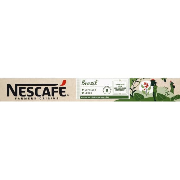 Farmers Origins Brazil Café capsules Compatibles Nespresso