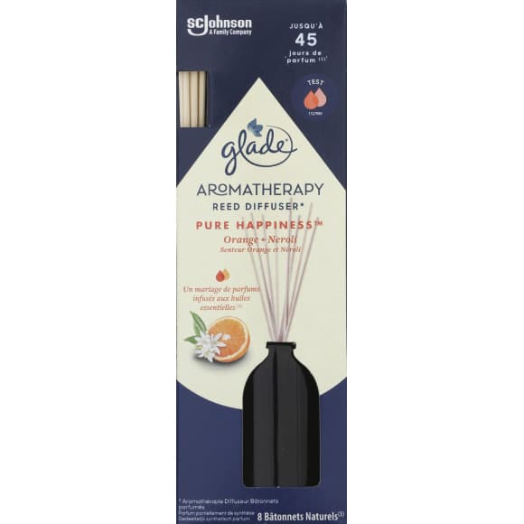 Glade aromatherapie - batonnets - pure happiness orange & neroli
