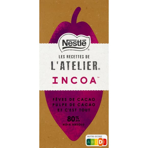 Tablette Chocolat - Incoa 80%