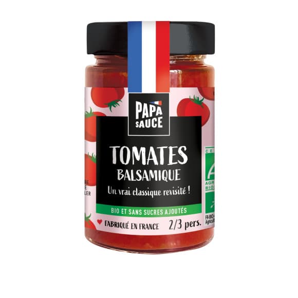 Sauce tomates balsamique bio
