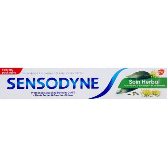 Dentifrice sensodyne soin herbal 75ml