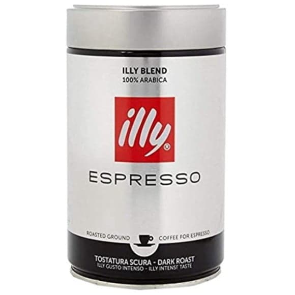 Boite deco 2021 cafe moulu illy 250g torrefaction intenso