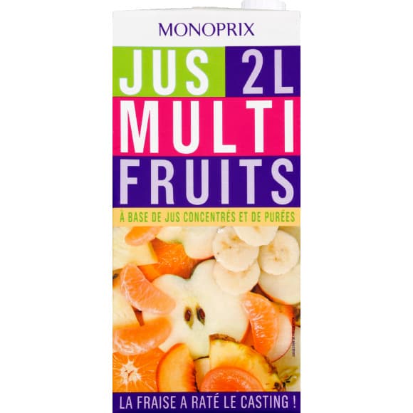 Jus multifruits