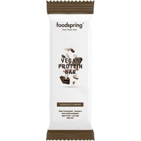 Vegan protein bar chocolat-amande