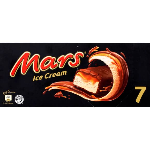Mars 7 barres glacees 280g