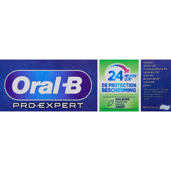 Dentifrice oral b pro-expert haleine fraiche 75ml