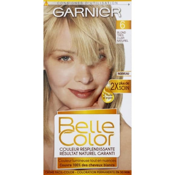 Crème facil-color, coloration permanente, 6 - blond très clair naturel