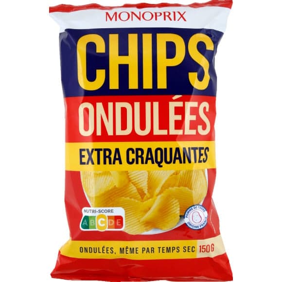 Chips ondulées extra craquantes