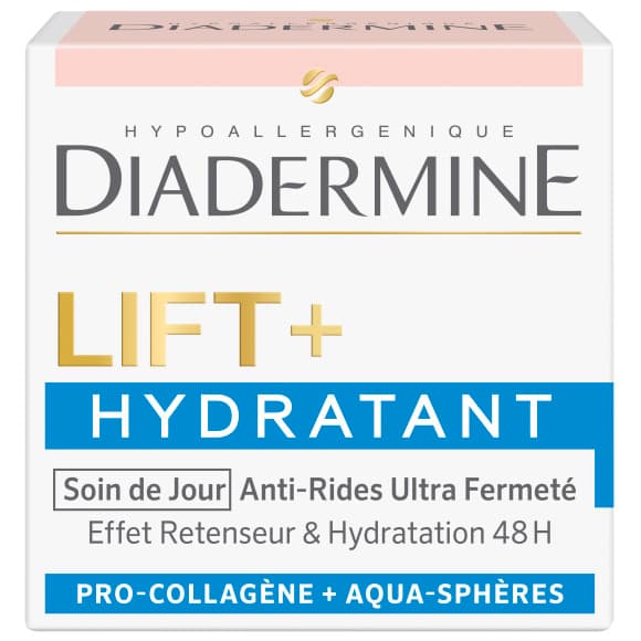 Lift+ hydratant anti-age, soin de jour anti-rides ultra fermeté, retenseur + hydratation