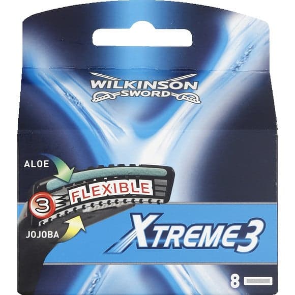 Lames pour rasoir Xtreme 3 flexible, Dual comfort system