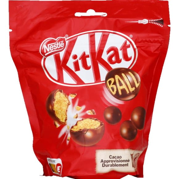 Kit Kat Bonbons Ball enrobés de chocolat au lait Quality street