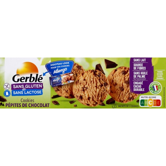 Gerblé - Biscuits pépites de chocolat au lait (230g) commandez en ligne  avec Flink !
