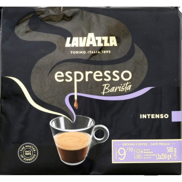Lavazza Espresso café moulu intensité 6, 100% arabica 