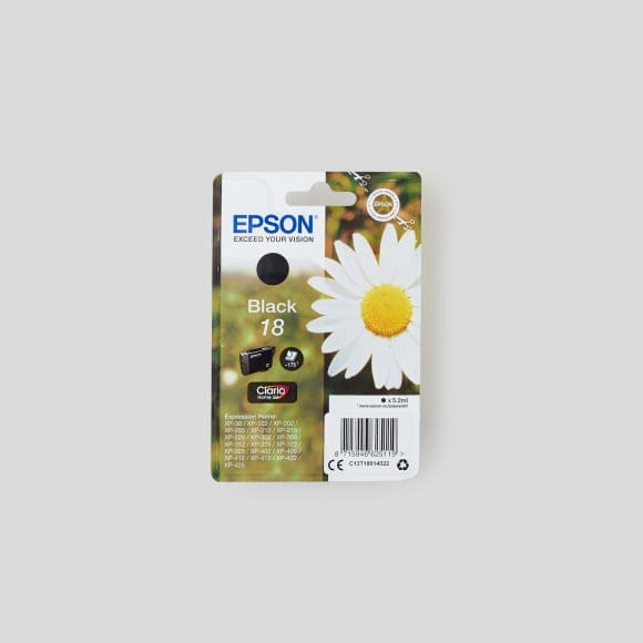 EPSON Cartouche d'encre noire N°T1801 