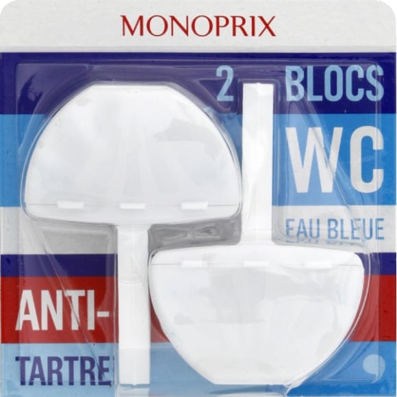 Monoprix Blocs WC anti-tartre eau bleue 