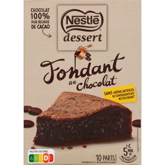 Fondant au chocolat Nestlé Dessert® : Recette de Fondant au