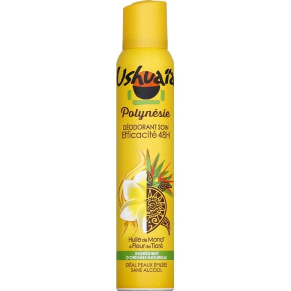 Ushuaïa Déodorant, huile de monoï & fleur de tiare - Monoprix.fr