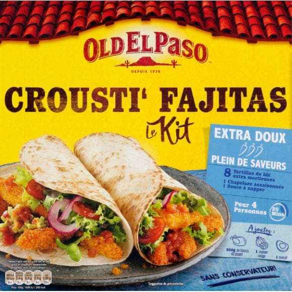Old El Paso Fajita Kit (500g) acheter à prix réduit