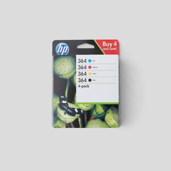 HP Cartouches d'encres noire et couleurs N°364 