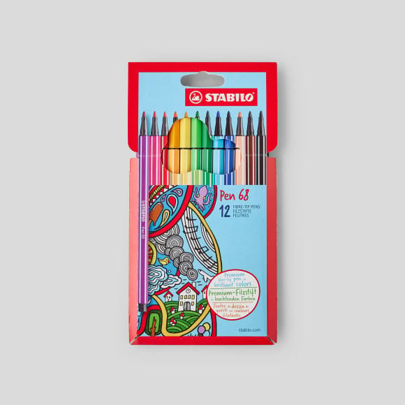 Stabilo Etui de 12 feutre de coloriage Pen 68 