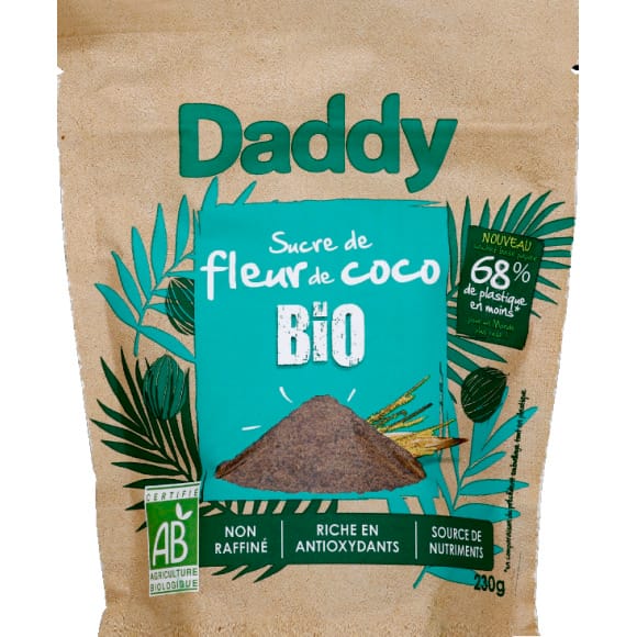 Daddy sucre de fleur coco bio 230g