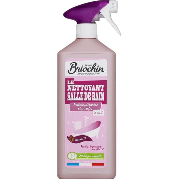 Nettoyant ménager salle de bain désinfectant BRIOCHIN : le spray de 500mL à  Prix Carrefour